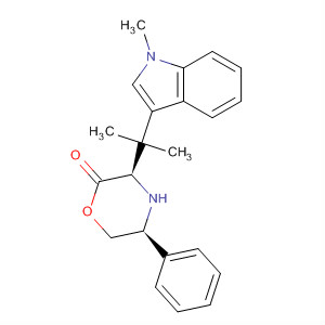 2-Morpholinone, 3-[1-methyl-1-(1-methyl-1H-indol-3-yl)ethyl]-5-phenyl-,(3R,5S)-