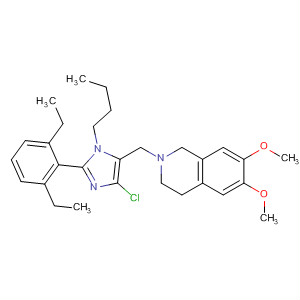 Isoquinoline,2-[[1-butyl-4-chloro-2-(2,6-diethylphenyl)-1H-imidazol-5-yl]methyl]-1,2,3,4-tetrahydro-6,7-dimethoxy-