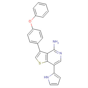 Thieno[3,2-c]pyridin-4-amine, 3-(4-phenoxyphenyl)-7-(1H-pyrrol-2-yl)-