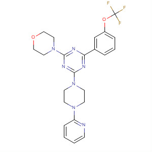 1,3,5-Triazine,2-(4-morpholinyl)-4-[4-(2-pyridinyl)-1-piperazinyl]-6-[3-(trifluoromethoxy)phenyl]-