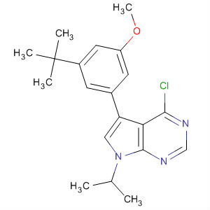 7H-Pyrrolo[2,3-d]pyrimidine,4-chloro-5-[3-(1,1-dimethylethyl)-5-methoxyphenyl]-7-(1-methylethyl)-