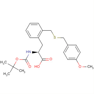 L-Phenylalanine,N-[(1,1-dimethylethoxy)carbonyl]-a-[[[(4-methoxyphenyl)methyl]thio]methyl]-