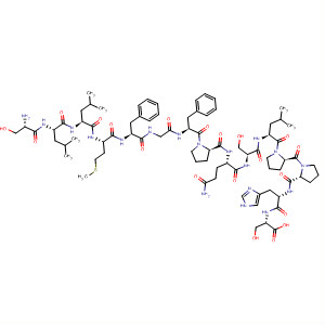 L-Serine,L-seryl-L-leucyl-L-leucyl-L-methionyl-L-phenylalanylglycyl-L-phenylalanyl-L-prolyl-L-glutaminyl-L-seryl-L-leucyl-L-prolyl-L-prolyl-L-histidyl-