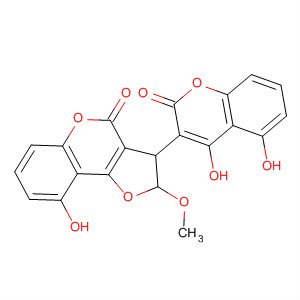 4H-Furo[3,2-c][1]benzopyran-4-one,3-(4,5-dihydroxy-2-oxo-2H-1-benzopyran-3-yl)-2,3-dihydro-9-hydroxy-2-methoxy-