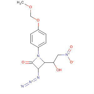 2-Azetidinone,3-azido-4-(1-hydroxy-2-nitroethyl)-1-[4-(methoxymethoxy)phenyl]-