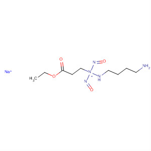 Propanoic acid, 3-[1-(4-aminobutyl)-2,2-dinitrosohydrazino]-, ethylester, monosodium salt