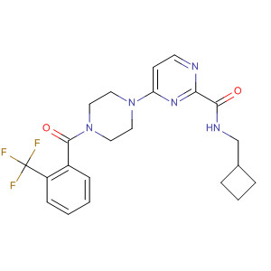 3-Pyridazinecarboxamide,N-(cyclobutylmethyl)-6-[4-[2-(trifluoromethyl)benzoyl]-1-piperazinyl]-