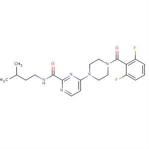3-Pyridazinecarboxamide,6-[4-(2,6-difluorobenzoyl)-1-piperazinyl]-N-(3-methylbutyl)-