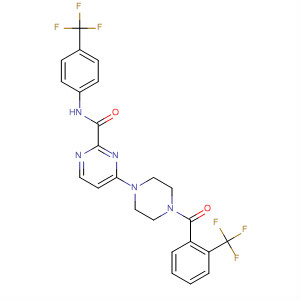 3-Pyridazinecarboxamide,6-[4-[2-(trifluoromethyl)benzoyl]-1-piperazinyl]-N-[4-(trifluoromethyl)phenyl]-