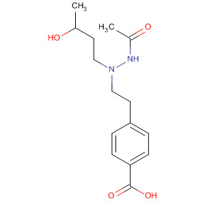 Benzoic acid, 4-[2-[1-acetyl-2-(3-hydroxybutyl)hydrazino]ethyl]-