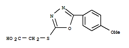 5-(4-METHOXY-PHENYL)-[1,3,4]OXADIAZOL-2-YLSULFANYL]-ACETIC ACID