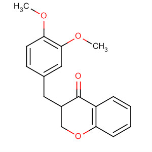 4H-1-Benzopyran-4-one, 3-[(3,4-dimethoxyphenyl)methyl]-2,3-dihydro-