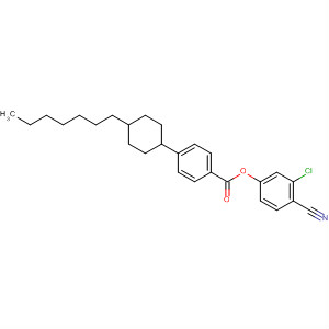 Benzoic acid, 4-(4-heptylcyclohexyl)-, 3-chloro-4-cyanophenyl ester,trans-