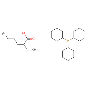 Hexanoic acid, 2-ethyl-, compd. with tricyclohexylphosphine (1:1)