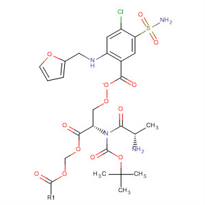 L-Serine, N-[(1,1-dimethylethoxy)carbonyl]-L-alanyl-, methyl ester,5-(aminosulfonyl)-4-chloro-2-[(2-furanylmethyl)amino]benzoate (ester)