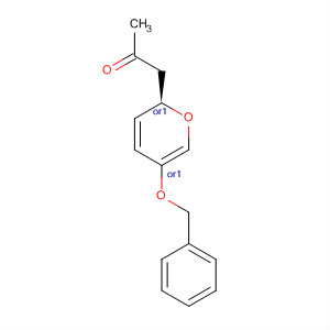 2-Propanone, 1-[(2R,5R)-tetrahydro-5-(phenylmethoxy)-2H-pyran-2-yl]-,rel-
