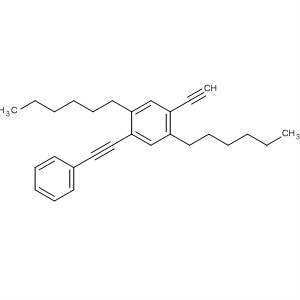 Benzene, 1-ethynyl-2,5-dihexyl-4-(phenylethynyl)-