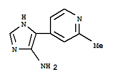 1H-Imidazol-5-amine,  4-(2-methyl-4-pyridinyl)-