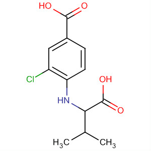 Benzoic acid, 4-[(1-carboxy-2-methylpropyl)amino]-3-chloro-