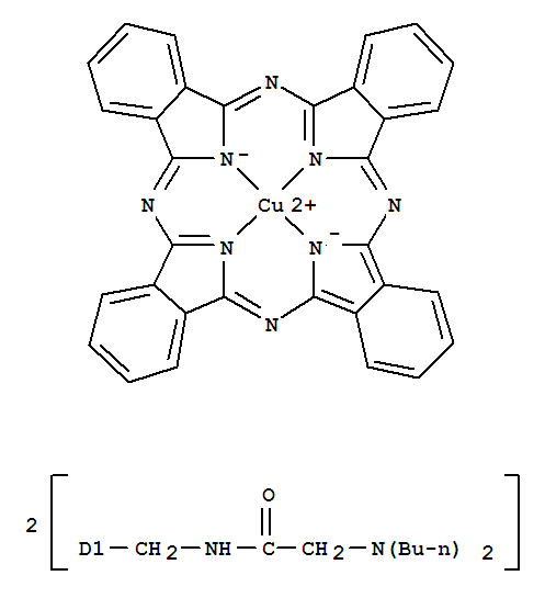 [[N,N-[29H,31H-phthalocyaninediylbis(methylene)]bis[2-(dibutylamino)acetamidato]](2-)-N29,N30,N31,N32]copper