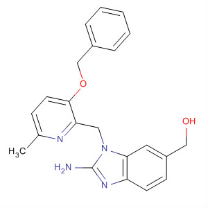 1H-Benzimidazole-6-methanol,2-amino-1-[[6-methyl-3-(phenylmethoxy)-2-pyridinyl]methyl]-