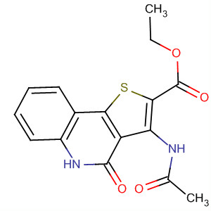 Thieno[3,2-c]quinoline-2-carboxylic acid,3-(acetylamino)-4,5-dihydro-4-oxo-, ethyl ester
