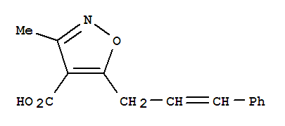 4-Isoxazolecarboxylicacid, 3-methyl-5-(3-phenyl-2-propen-1-yl)-