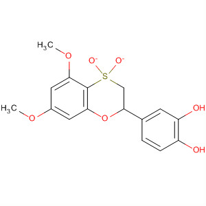 1,2-Benzenediol,4-(2,3-dihydro-5,7-dimethoxy-4,4-dioxido-1,4-benzoxathiin-2-yl)-