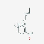4-methyl-3-pent-3-enylcyclohexene-1-carbaldehyde