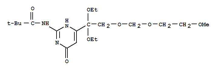 N-[6-(9-ethoxy-2,5,7,10-tetraoxadodecan-9-yl)-4-oxo-1,4-dihydropyrimidin-2-yl]-2,2-dimethylpropanamide