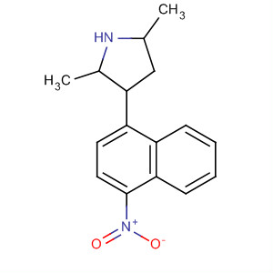 Pyrrolidine, 2,5-dimethyl-3-(4-nitro-1-naphthalenyl)-