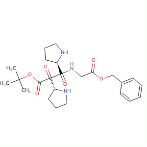 Glycine, N-[1-[1-[(1,1-dimethylethoxy)carbonyl]-L-prolyl]-L-prolyl]-,phenylmethyl ester