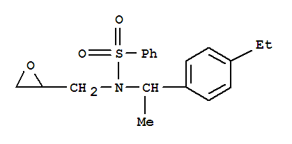 N-[1-(4-ethylphenyl)ethyl]-N-(oxiran-2-ylmethyl)benzenesulfonamide
