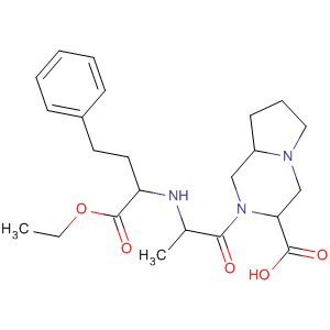 Pyrrolo[1,2-a]pyrazine-3-carboxylic acid,2-[2-[[1-(ethoxycarbonyl)-3-phenylpropyl]amino]-1-oxopropyl]octahydro-