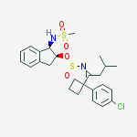METHANESULFONAMIDE, N-[(1R,2S)-2-[[(R)-[(E)-[1-[1-(4-CHLOROPHENYL)CYCLOBUTYL]-3-METHYLBUTYLIDENE]AMINO]SULFINYL]OXY]-2,3-DIHYDRO-1H-INDEN-1-YL]-