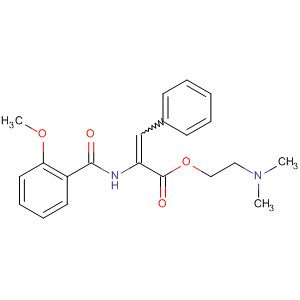 2-Propenoic acid, 2-[(2-methoxybenzoyl)amino]-3-phenyl-,2-(dimethylamino)ethyl ester