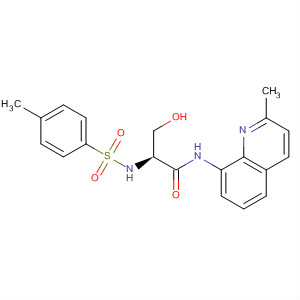 Propanamide,3-hydroxy-2-[[(4-methylphenyl)sulfonyl]amino]-N-(2-methyl-8-quinolinyl)-,(S)-