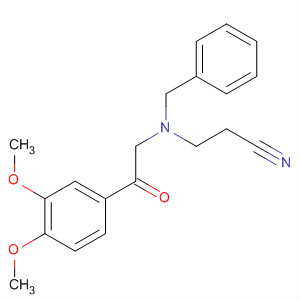 Propanenitrile,3-[[2-(3,4-dimethoxyphenyl)-2-oxoethyl](phenylmethyl)amino]-