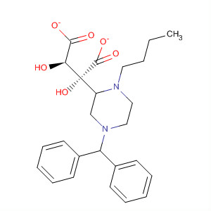 Piperazine, 1-butyl-4-(diphenylmethyl)-,(2R,3R)-2,3-dihydroxybutanedioate