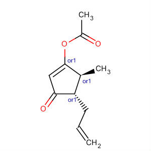 2-Cyclopenten-1-one, 3-(acetyloxy)-4-methyl-5-(2-propenyl)-, trans-