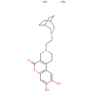 5H-[1]Benzopyrano[3,4-c]pyridin-5-one,3-[2-(3-azabicyclo[3.2.2]non-3-yl)ethyl]-1,2,3,4-tetrahydro-8,9-dihydroxy-, dihydrobromide