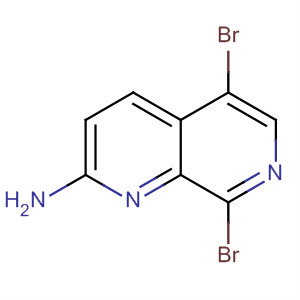 1,7-Naphthyridin-2-amine, 5,8-dibromo-