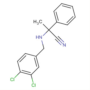 Benzeneacetonitrile, a-[(3,4-dichlorophenyl)methylamino]-a-methyl-