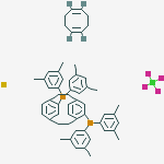 [RH COD (S)-XYL-PHANEPHOS]BF4, RH 11.8%