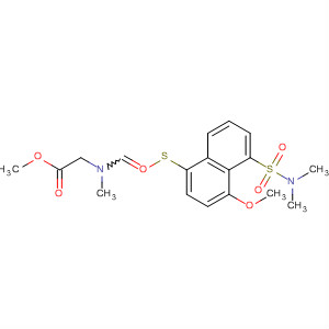 Glycine,N-[[5-[(dimethylamino)sulfonyl]-4-methoxy-1-naphthalenyl]thioxomethyl]-N-methyl-, methyl ester
