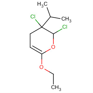 2H-Pyran, 2,3-dichloro-6-ethoxytetrahydro-3-(1-methylethyl)-
