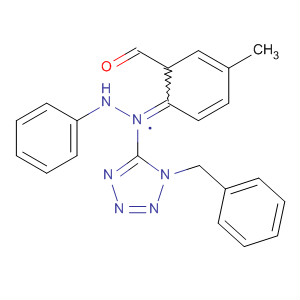 Benzaldehyde, 4-methyl-,phenyl[1-(phenylmethyl)-1H-tetrazol-5-yl]hydrazone