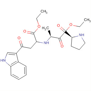L-Proline,1-[N-[1-(ethoxycarbonyl)-3-(1H-indol-3-yl)-3-oxopropyl]-L-alanyl]-, ethylester