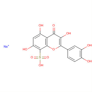 4H-1-Benzopyran-8-sulfonic acid,2-(3,4-dihydroxyphenyl)-3,5,7-trihydroxy-4-oxo-, monosodium salt