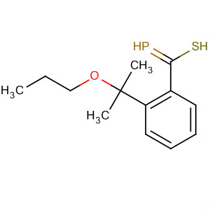 Phosphinothioic acid, (1-hydroxy-1-methylethyl)phenyl-, S-propyl ester